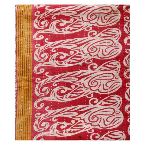 handmade kantha throw indian kantha bed cover twin kantha bedding AS42-Jaipur Handloom