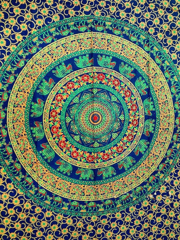 indian tapestries trippy psychedelic tapestry wall hanging dorm decor-Jaipur Handloom