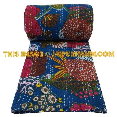 kantha throw blankets and Quilts