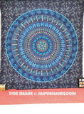 large psychedelic tapestry indian cotton bedspread dorm room bedding-Jaipur Handloom