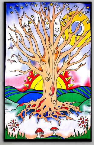 mushroom tapestries trippy tapestry psychedelic mushroom tapestry