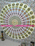 peacock mandala tapestry cute cheap tapestries large bohemian bedding-Jaipur Handloom