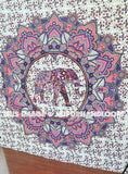 pink extra large tapestries hippie wall hanging for dorm room wall decor-Jaipur Handloom