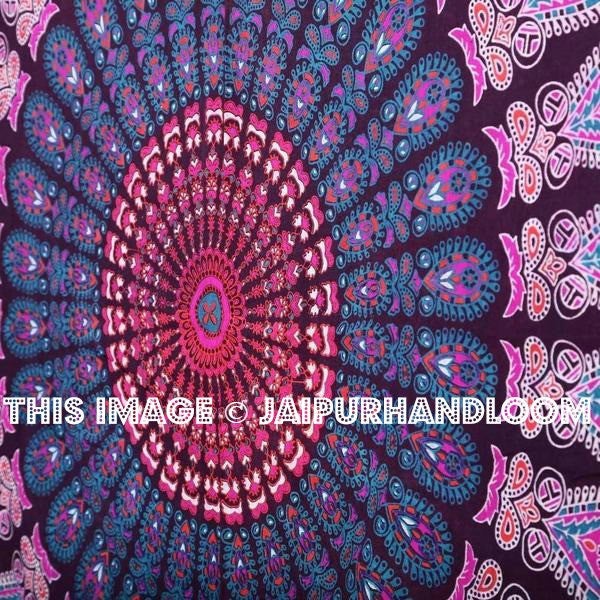 pink & purple bohemian bedcover cheap dorm tapestries wall hanging