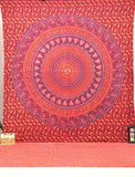 psychedelic college room tapestry indian mandala bed cover blanket-Jaipur Handloom