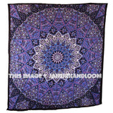 purple dorm room tapestry hippie burning man blanket bedspread-Jaipur Handloom