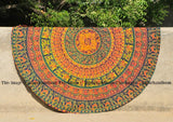 round yoga mats wholesale mandala beach towels dorm room tapestry-Jaipur Handloom