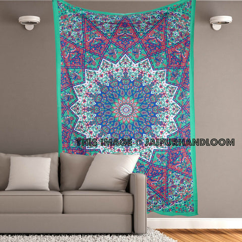 Plum and Bow Mandala Tapestries Hippie Trippy Dorm Tapestry Wall Decor