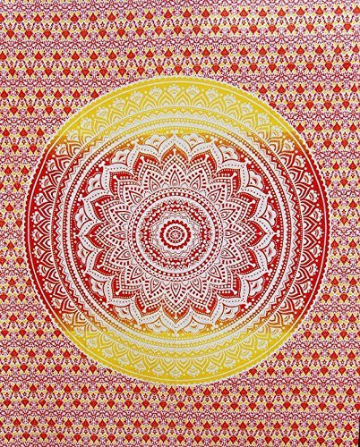 Orange and best sale yellow tapestry