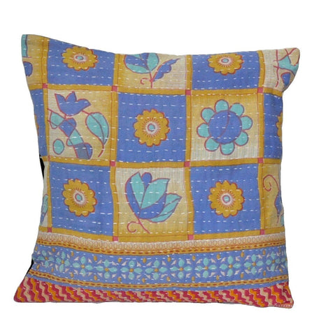 wholesale kantha throw pillow cushions bohemian bedroom pillows - 09-S-Jaipur Handloom