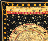zodiac wall hanging Zodiac Tapestry Horoscope Tapestry Wall Tapestry-Jaipur Handloom