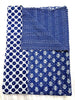 Block Printed Indigo kantha quilt collection- A Colorful Affair by Jaipur Handloom