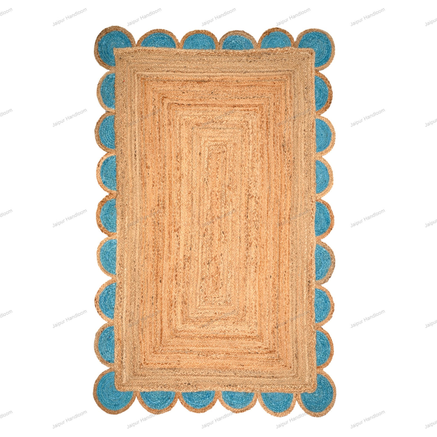 Scalloped Jute Rugs & Runners