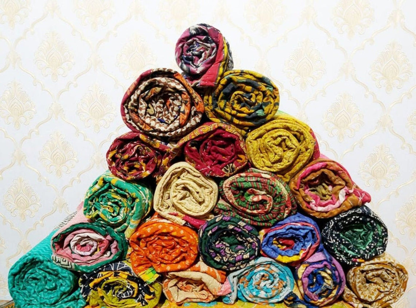 The Art of Handstitched Kantha Quilts: A Beautiful Transformation of Upcycled Saris