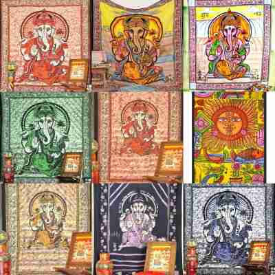 Indian Hindu Tapestries Wall Hangings