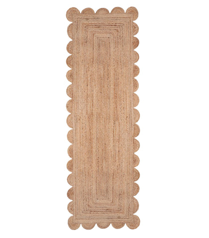 Scalloped Jute Runner