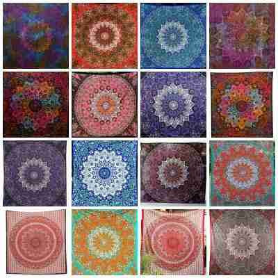 Star Mandala Tapestries Wall Hangings
