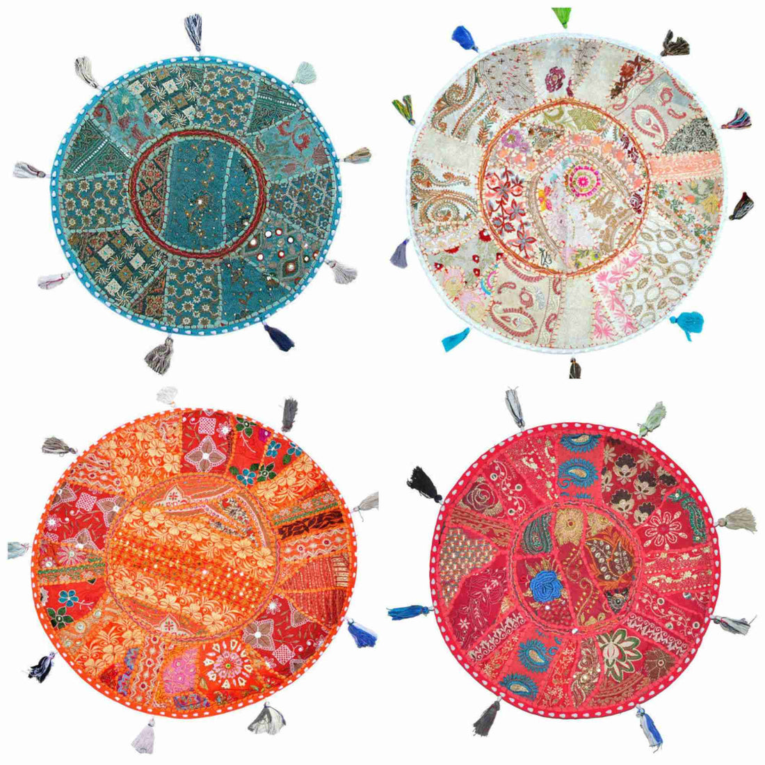 22" Large Round Floor pillows