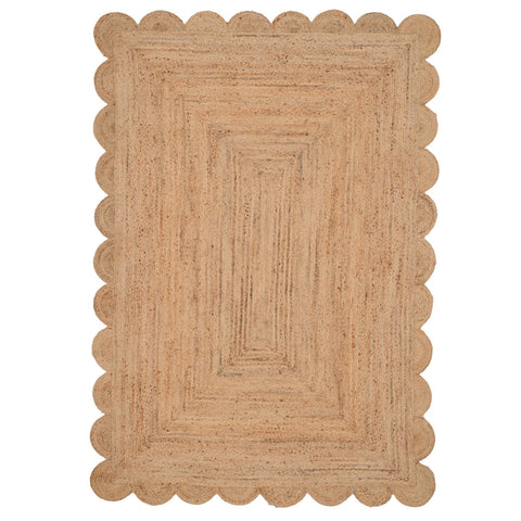 Scalloped Jute Rugs