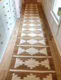 Braided Jute Runner for Hallway Entryway Custom Size Stair Runner Carpet