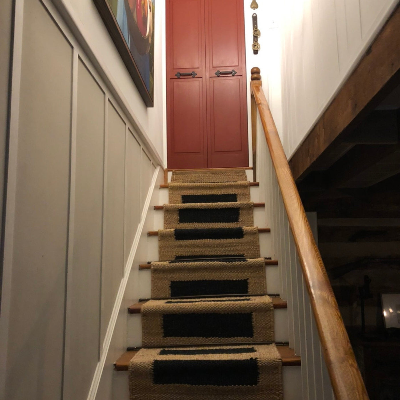 Soft Non Slip Carpet Rug for Wooden Stairs Steps Hemp Jute Hallway Runner Rug