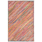 Braided Cotton Rug, Handwoven Area Rug, Cotton Jute Rug, Soft Doormat