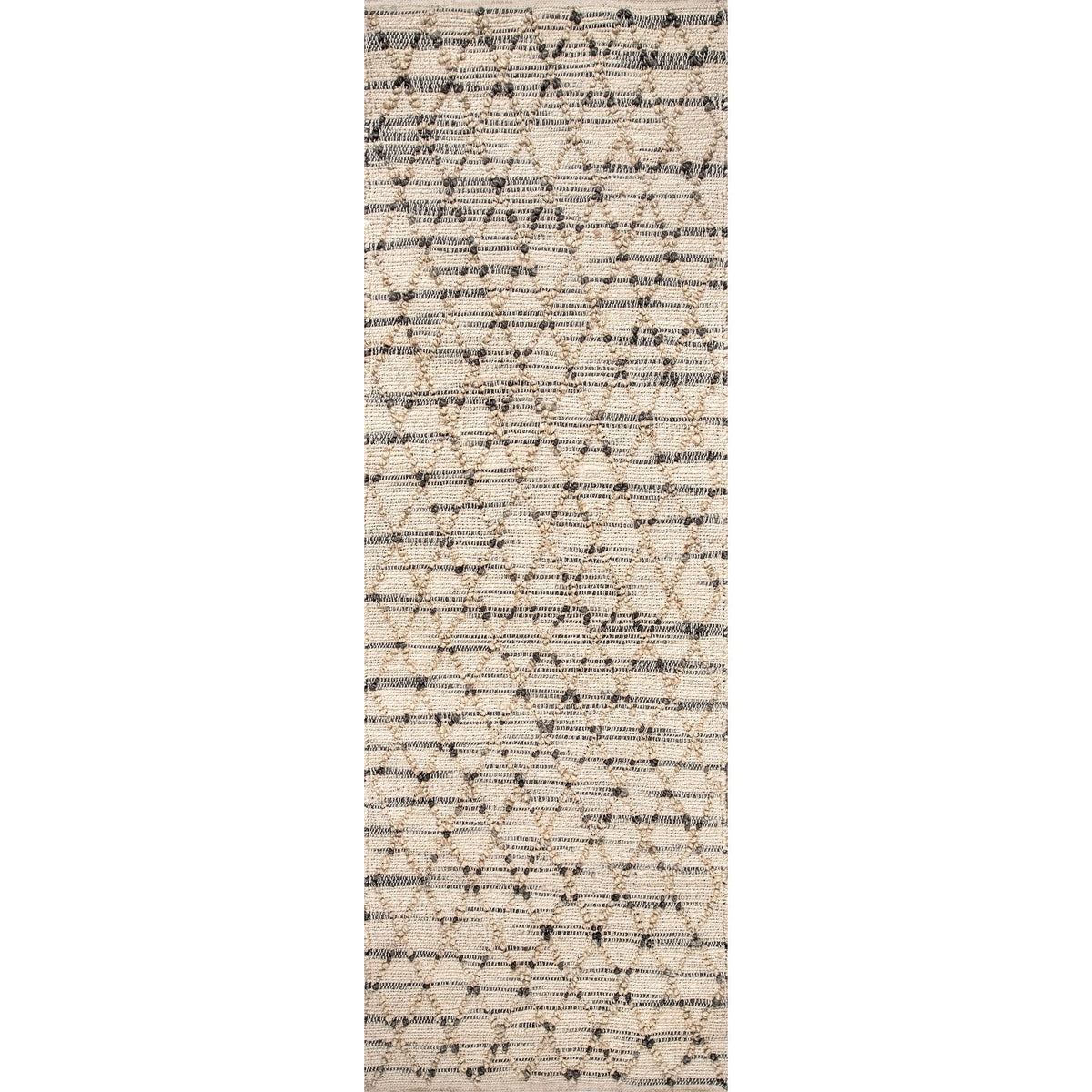 Loomed Jute Runner for Hallway, Natural Fiber Runner, Runner Rug for Kitchen