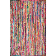 Braided Cotton Rug, Cotton Jute Rug, Handwoven Cotton Rug, Natural Fiber Rug