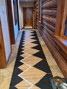 Sisal Stair Runner Carpet Custom Size Non Slip Mat Carpet for Wooden Stairs