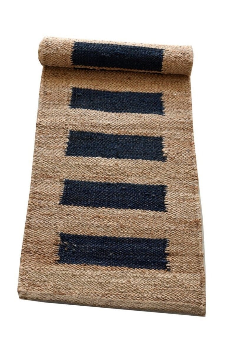 Soft Non Slip Carpet Rug for Wooden Stairs Steps Hemp Jute Hallway Runner Rug