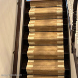 Hemp Runner Treads for Wooden Stairs Non Slip Jute Carpet Runner for Stairs