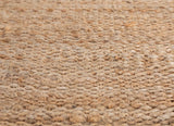 Natural Hemp Rug, Seagrass Runner Rug, Natural Fiber Rug, Loomed Jute Rug for Living Room