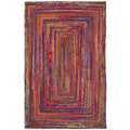 Braided Cotton Rug, Chindi Rug Runner, Handwoven Rug, Cotton Area Rug