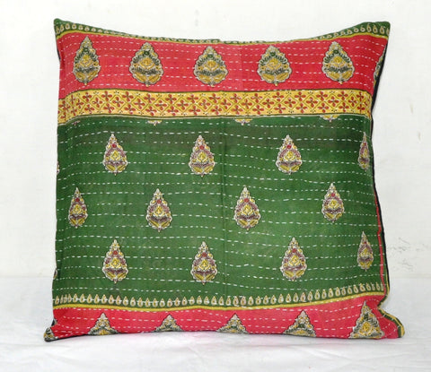 24" wholesale kantha pillow covers XL decorative throw cushions sham pillows