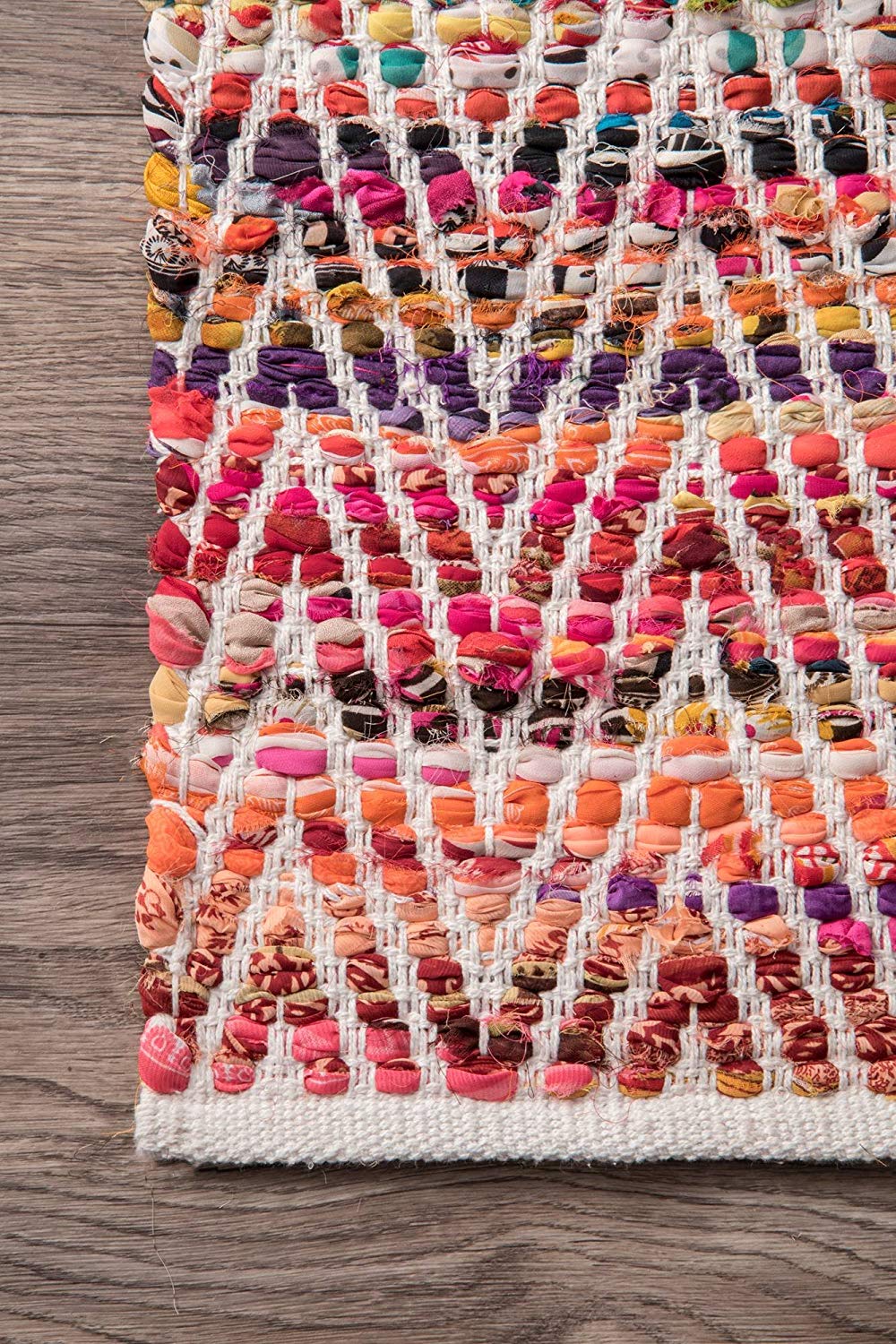 Loomed Cotton Rug, Cotton Area Rug, Handwoven Rug, Braided Cotton Rug Carpet