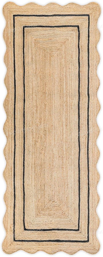 Scalloped Jute Runner