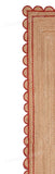 2.6'x20' Jute Scalloped Runner for Hallway Braided Jute Runner for Kitchen 3'x8'