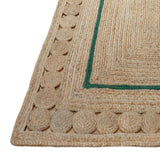 Natural Jute Carpet Runner Handbraided Seagrass Area Rug for Living Room