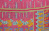 floral pattern twin kantha bedding bed cover