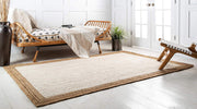 Off White Rug, Braided Jute Rug, Natural Fiber Rug, Jute Runner Rugs