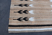 Braided Hemp Rug Natural Jute Carpet Hand Knotted Rug for Living Room