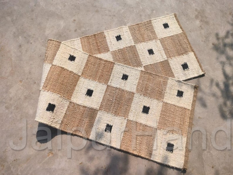 Sisal Stairs Runner Carpet Loomed Jute Hallway Runner Non Slip Stair Treads