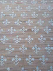Floral Pattern Rug Loomed Rug for Living Room Seagrass Jute Carpet Runner