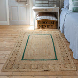 Natural Jute Carpet Runner Handbraided Seagrass Area Rug for Living Room