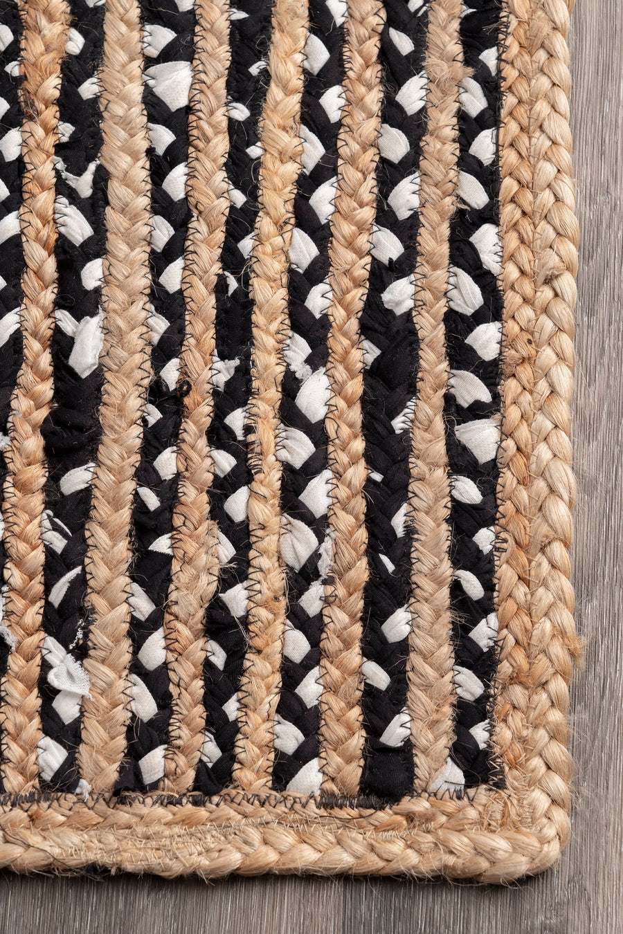 Cotton Runner Rug, Braided Jute Rug, Jute Rug Runner, Handwoven Rug