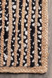 Cotton Runner Rug, Braided Jute Rug, Jute Rug Runner, Handwoven Rug