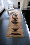 Custom Size Jute Runner Carpet for Hallway/Entryway Hemp Non Slip Stair Treads Rug