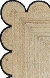 4X8 Jute Scalloped Rug 3X30 Hallway Runner 15X17 Oversize Jute Rug