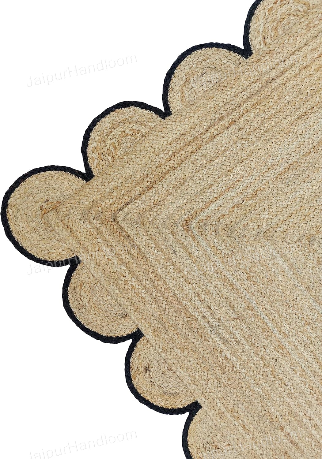 4X8 Jute Scalloped Rug 3X30 Hallway Runner 15X17 Oversize Jute Rug