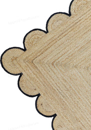 4X8 Jute Scalloped Rug 3X30 Hallway Runner 15X17 Oversize Jute Rug